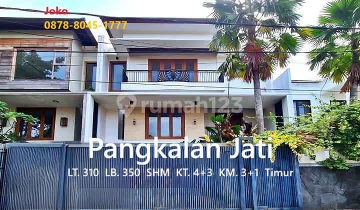 Rumah komplek Elit dkt Lapangan Golf Pangkalan Jati, Cinere, Depok