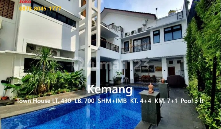 Rumah Mewah Bebas Banjir di Komplek Exclusive Jl. Kemang Selatan, Kemang 2