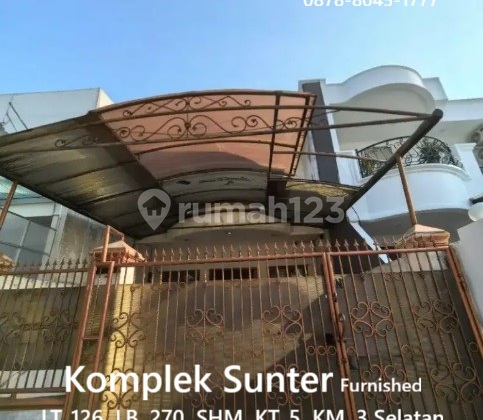 Beautiful 2-Story Fully Furnished House in Sunter Complex, North Jakarta