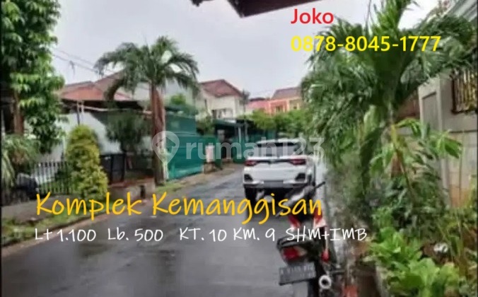CHEAPEST HOUSE 1000 M2 Land in BUMN Complex Kemanggisan, Slipi