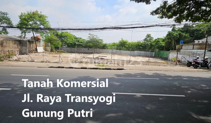 Kavling Komersial Harga BAWAH NJOP Jl. Raya Alternatif, Cibubur