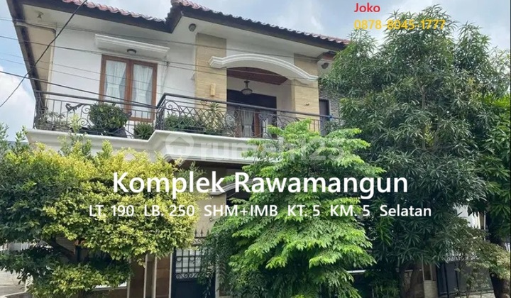 Rumah Mewah Dlm Komplek Area Jl. Pemuda, Rawamangun, Pulogadung