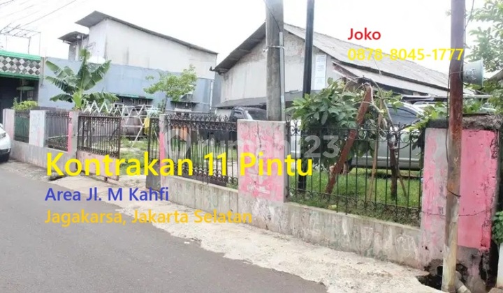 Kontrakan 11 Pintu HITUNG TANAH area Jl. Kahfi, Ciganjur, Jagakarsa Kontrakan 11 Pintu HITUNG TANAH area Jl. Kahfi, Ciganjur, Jagakarsa