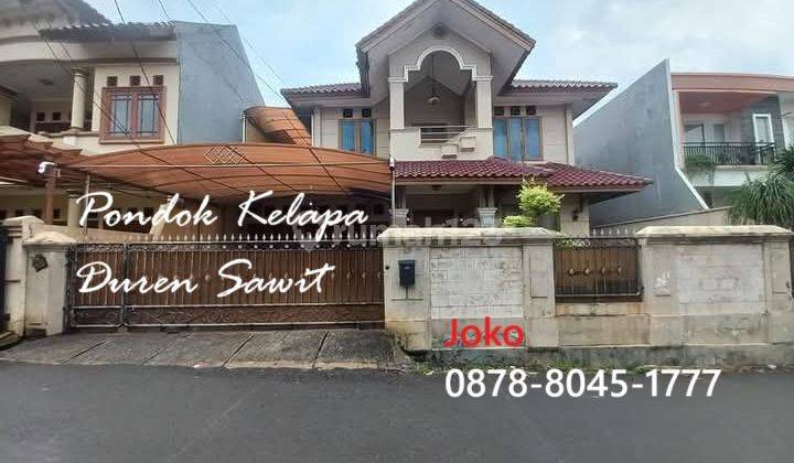 Rumah M U R A H Lt 400 Jl. Pratama, Pondok Kelapa, Duren Sawit 1