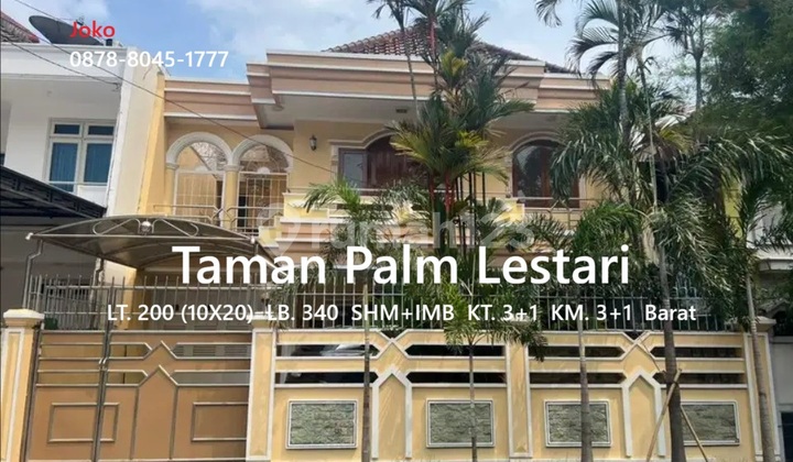 Rumah Bagus di Komplek Taman Palm Lestari, Cengkareng, Jakarta Barat