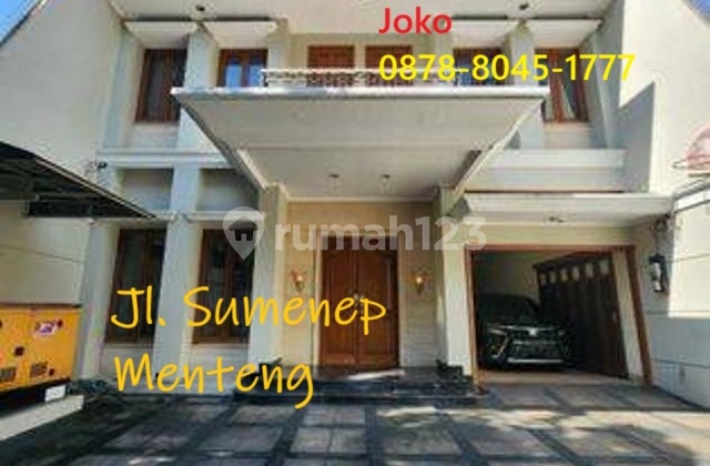 Rumah Bagus TERMURAH area Elit Jl. Sumenep, Menteng, Jakarta Pusat