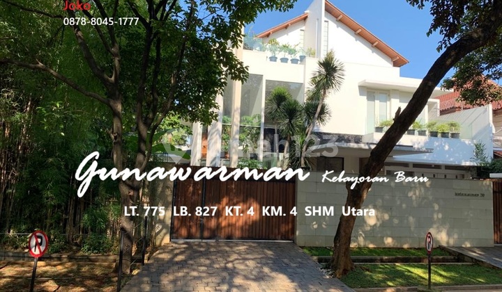 Wew..Jarang Ada, Rumah Rindang area Gunawarman-Senopati, Kebayoran Baru