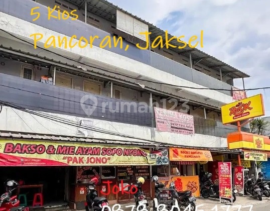 Kostan 105 Kamar dan 5 Ruko Omset Istimewa di Pancoran, Jaksel Kostan 105 Kamar dan 5 Ruko Omset Istimewa di Pancoran, Jaksel