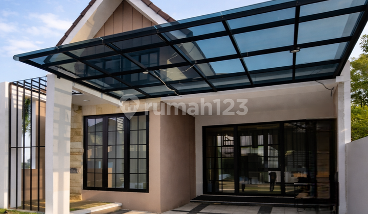 Rumah Modern Minimalis di Dau Malang, Akses Lingkungan ke Area Kampus Tanpa Jalan Raya Utama, Cocok Hunian & Investasi