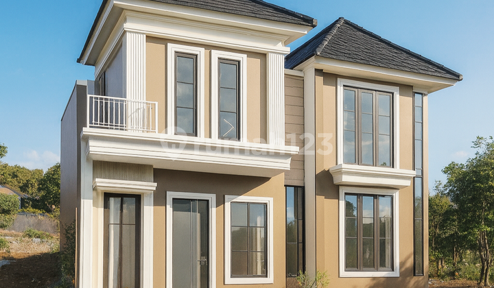 Villa Modern Klasik Di Batu, Bangunan Kokoh, Shm & Pbg Ready.