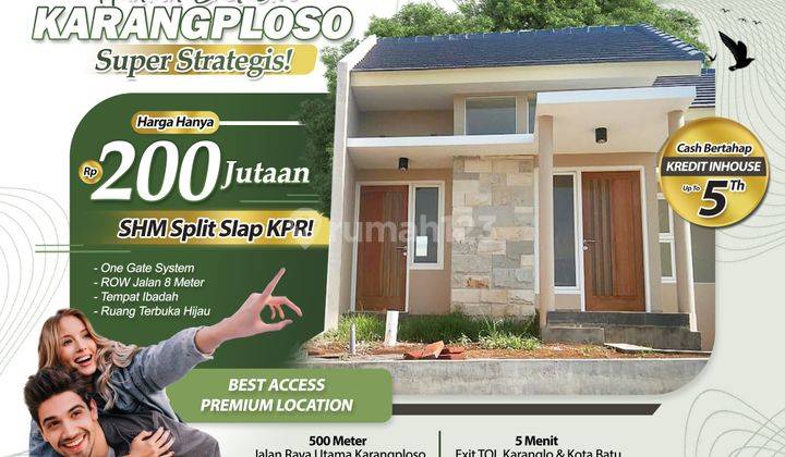 Rumah Baru SHM dekat kampus malang  1