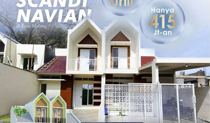 Rumah murah 2 lantai lokasi strategis dekat alun alun kota malang 