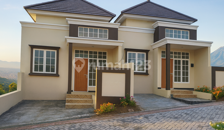 Affordable modern house near Sawojajar toll exit Malang.