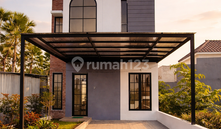 Modern 2-Storey Residence in Malang - Single Row Cluster with No Houses Facing Each Other