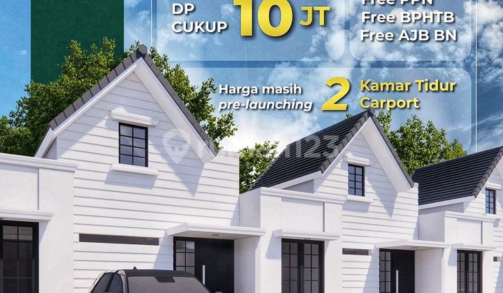 Hunian American Modern Mewah di Gadang Malang - Desain Elegan, Row Jalan Lebar & Free Biaya-Biaya