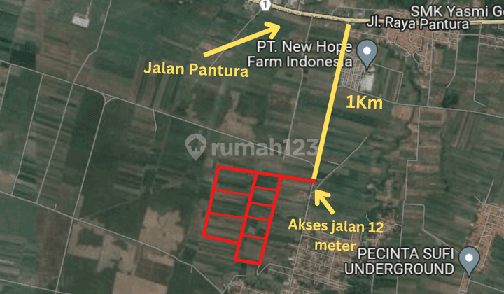 Dijual Tanah Industri 10 Hektar di Cirebon 3