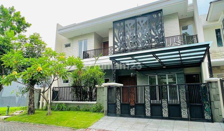 Rumah Mewah 2 Lantai Furnished HGB di Graha Famili Dekat Nathos  1