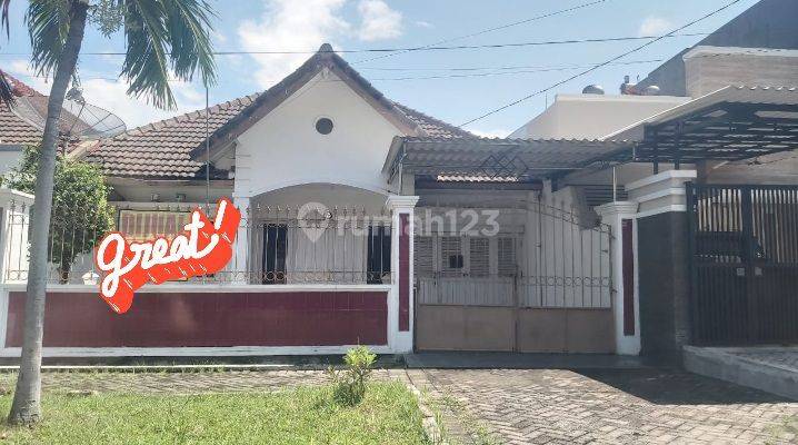 Rumah 1 lantai Nirwana Executive row 3 mobil, dekat MERR,  STIKOM 1