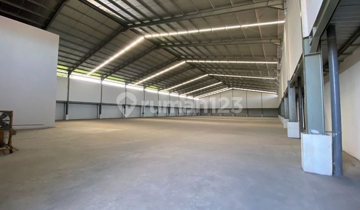 New Warehouse 3000m² with 40ft Access Near Sier, Juanda, and Waru Toll Road