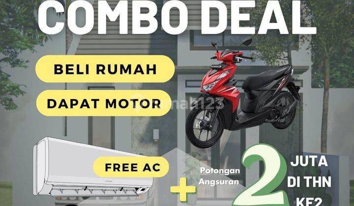 Beli rumah berhadiah motor cukup 2 juta all in tanpa DP di Tambun Utara Bekasi  1