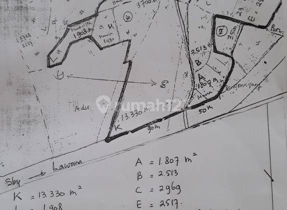 Dijual Tanah SHM di Raya Sengon Agung Industri Purwosari Pasuruan 1