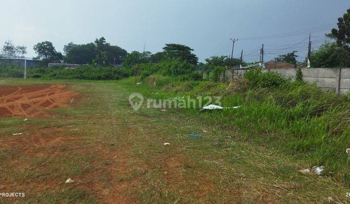 Tanah Komersil 1,2 Ha Murah Jl Raya Cikarang Cibarusah 1