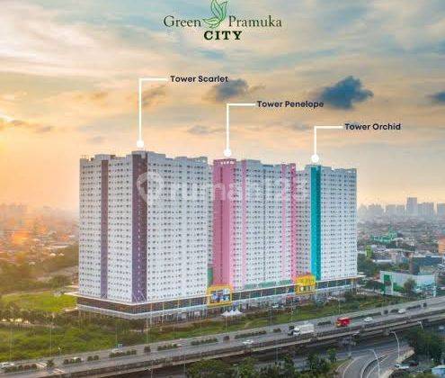 Jual Murah 2 BR Apartemen Green Pramuka Tower Orchid Lt.17 1