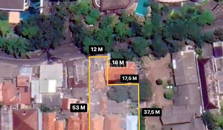 Tanah seluas 1236m² SHM lokasi strategis di Permata Hijau Jaksel 2