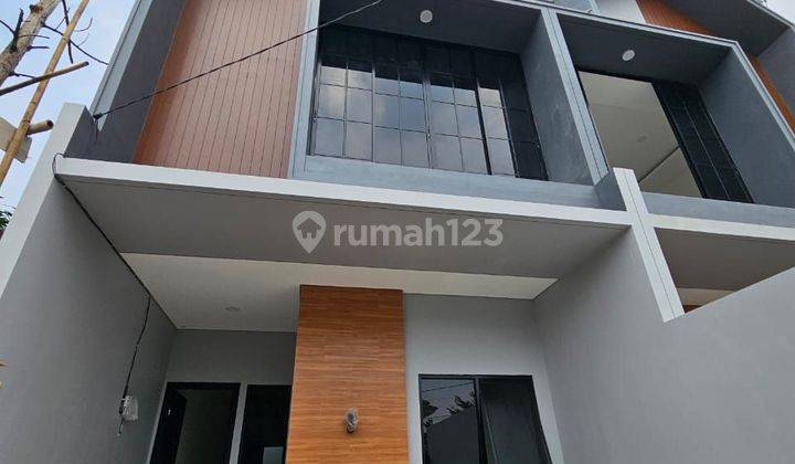 Rumah Brand New 2Lantai hadap selatan di Kav DKI Meruya Utara  1