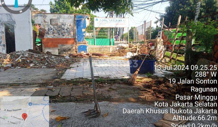 Disewakan Tanah Area Strategis Pasar Minggu 1