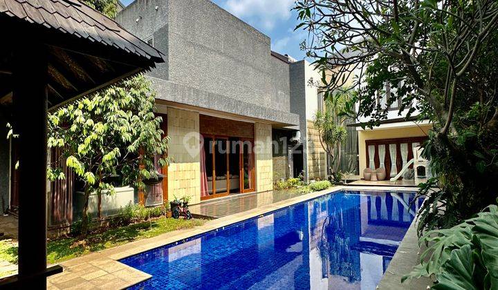 Rumah Modern Minimalis Private Pool Komplek Tanjung Barat Indah 1