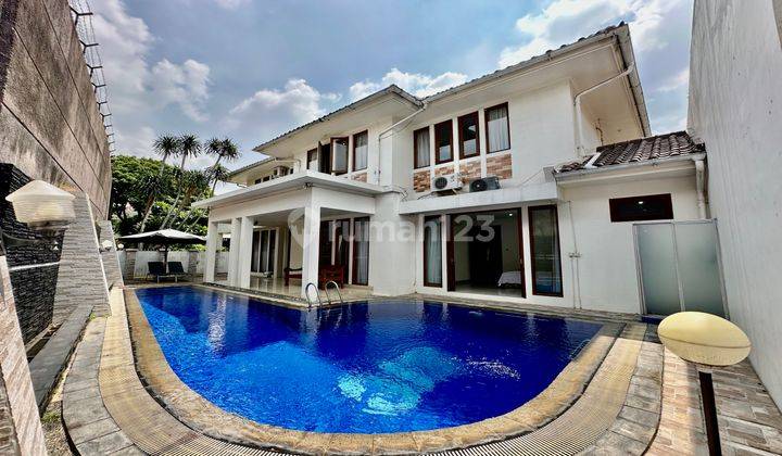 Rumah Tropical Minimalis Dalam Komplek Di Kemang  1