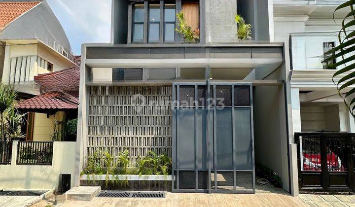 Rumah Baru Modern Minimalis Bangunan 3 Lantai Di Pondok Indah 1