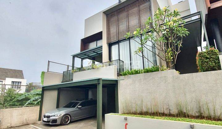 Rumah baru siap huni di dalam townhouse di Bintaro, Jakarta Selatan, private swimming pool, lingkungan sangat nyaman dan aman, bebas banjir, lokasi sangat strategis, dekat ke Pintu Toll Veteran, dekat ke Pondok Indah...(her) 2