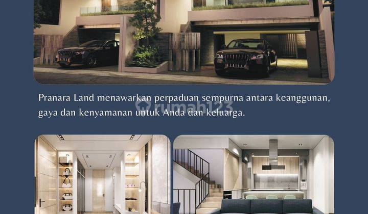 Rumah baru 3 lantai single house di Kebayoran baru, lingkungan sangat nyaman dan aman, bebas banjir, lokasi sangat strategis, dekat SCBD, dekat ke Senopati...(her) 2