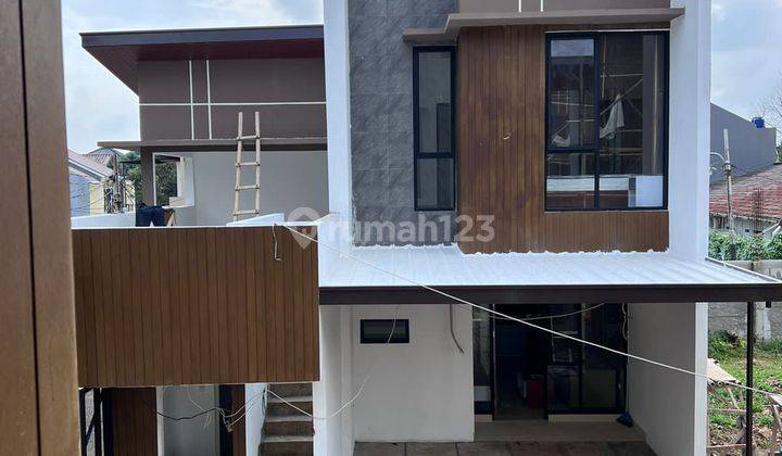 Rumah baru siap huni di dalam townhouse di pondok cabe, bebas banjir, lingkungan sangat nyaman dan aman, lokasi sangat strategis, 10 menir ke MRT Lebak Bulus, dekat ke Sekolah Favorit...(Rey) 1