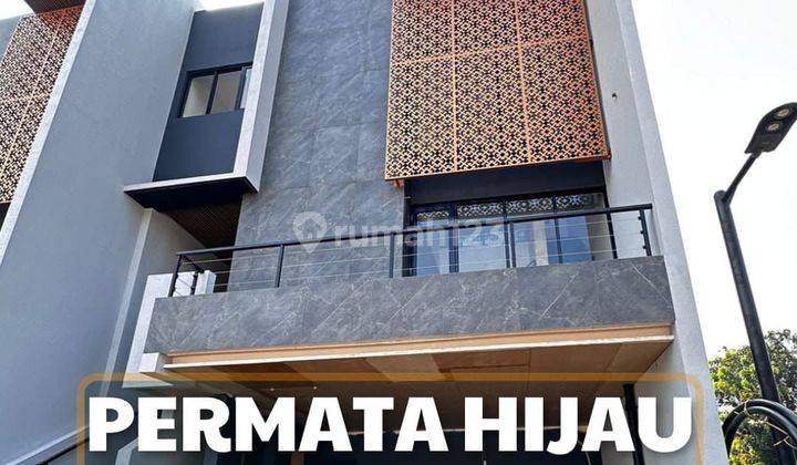 Rumah baru 3 lantai, siap huni di dalam townhouse di Permata Hijau area, bebas banjir, lingkungan sangat nyaman dan aman, keamanan 24 jam, lokasi sangat strategis, dekat ke SCBD, dekat ke Jl. Kebon Jeruk, dekat ke Kebayoran Lama...(her) 1