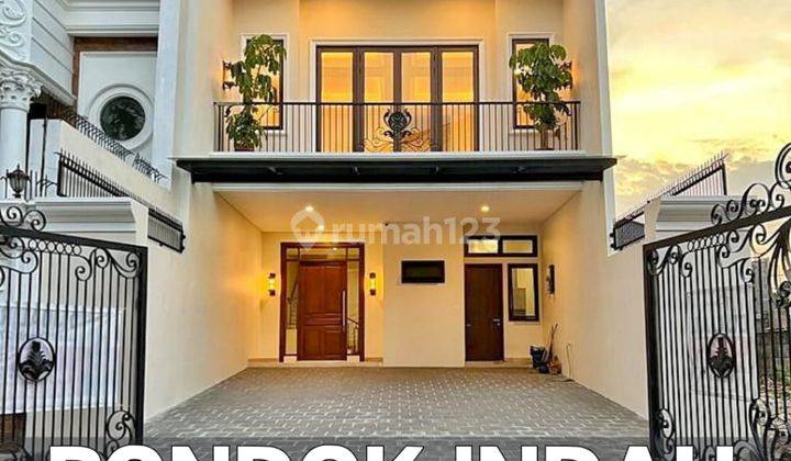 Rumah Baru 3 Lantai, Mewah Di Lingkungan Sangat Asri Dan Nyaman , Siap Huni Di Dalam Komplek Pondok Indah, Lokasi Sangat Strategis, Dekat Ke Mall Pondok Indah (her) 1