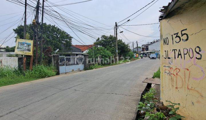 Tanah Luas Cocok Untuk Gudang Atau Tempat Ibadah Dekat Dengan Toll Cimanggis Tapos, Depok. 2