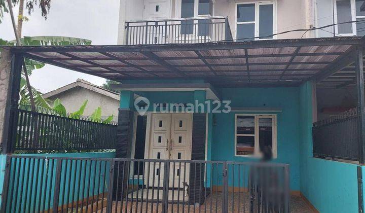 Rumah Murah Siap Huni 2 Lantai Lokasi Strategis Dekat Stasiun Depok Baru di Pancoran Mas Depok 1