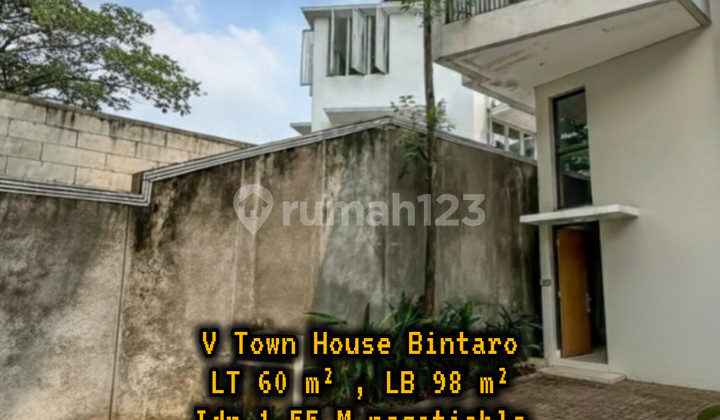 Rumah Minimalis V Town House Swkitar Bintaro Rumah Minimalis V Town House Swkitar Bintaro