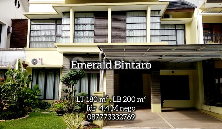House Suitable for Investment Emerald Bintaro Ready to Occupy 1 Floor House Suitable for Investment Emerald Bintaro Ready to Occupy 1 Floor