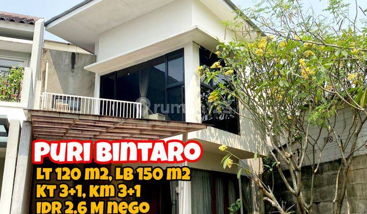 Rumah Murah Bagus 2 Lt Di Puri Bintaro Lt 120 M2 (12257) 1