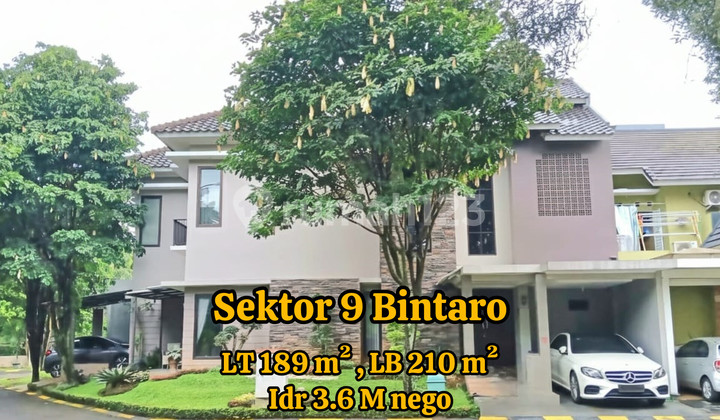 Quick Sale Permata Bintaro Sector 9 Hook House
