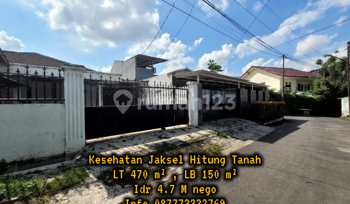 Rumah di Kesehatan Jaksel Hitung Harga Tanah 10 Jt An Per M2 1