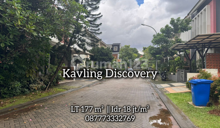 177 M2 Land Plot Discovery Bintaro Rarely Available Hot Sale Price
