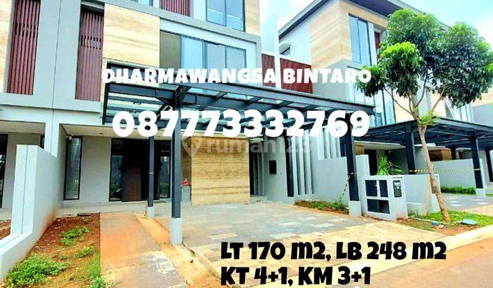 Jual Rumah Mewah 3 Lantai Siap Huni Dharmawangsa Bintaro 1