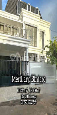 Rumah Baru Brand New Mertilang Sektor 9 Bintaro Ada Kolam Renang