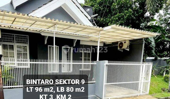 Jual Rumah 1 Lantai 3 Kamar Sektor 9 Bintaro (15755) 1