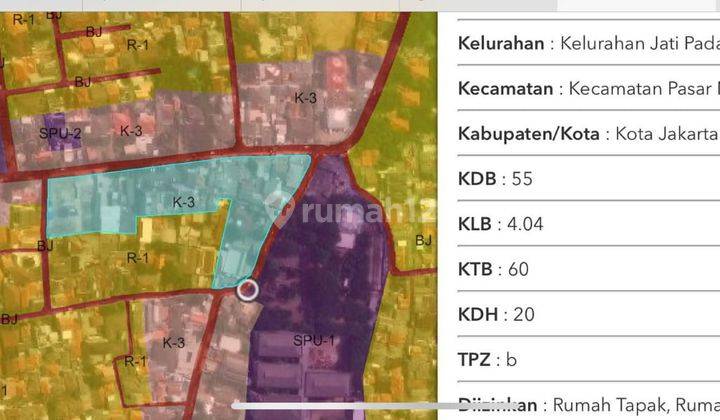 Kavling Komersil Turun Harga Jual Cepat Di Depan Unas Pasar Minggu(14103) 2